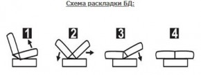 ЛАУРА ЛЮКС Диван Лаура Люкс БД+2подушки в Белоярском (ХМАО) - beloiarskii.ok-mebel.com | фото 7