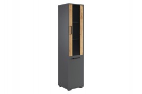 ЛАЙТ 2 Стеллаж (графит) в Белоярском (ХМАО) - beloiarskii.ok-mebel.com | фото