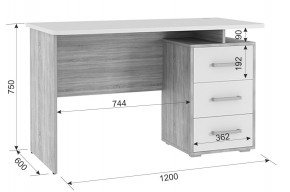 ЛАЙТ 2 Стол компьютерный (1200) в Белоярском (ХМАО) - beloiarskii.ok-mebel.com | фото 2