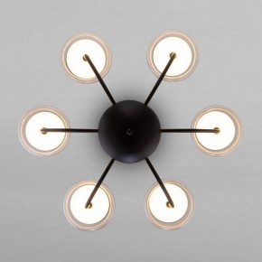 Люстра на штанге Eurosvet Fungo 50388 LED черный в Белоярском (ХМАО) - beloiarskii.ok-mebel.com | фото 2