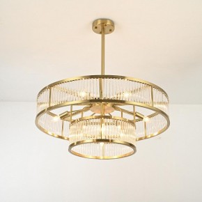 Люстра на штанге Imperiumloft RH Marais Round Chandelier D80 40,2668 в Белоярском (ХМАО) - beloiarskii.ok-mebel.com | фото 2