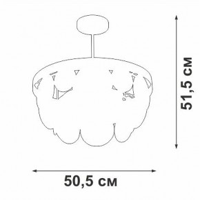 Люстра на штанге Vitaluce V5882 V5882-8/6PL в Белоярском (ХМАО) - beloiarskii.ok-mebel.com | фото 4
