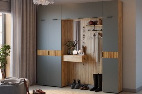 МЕБЕЛЬСОН К12 Прихожая (графит) в Белоярском (ХМАО) - beloiarskii.ok-mebel.com | фото