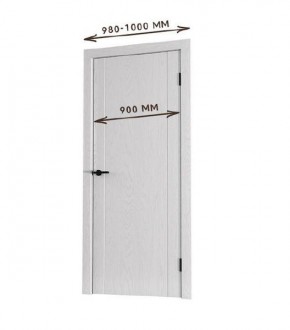 Межкомнатная дверь Bolivar Каньон браун (комплект) 900 в Белоярском (ХМАО) - beloiarskii.ok-mebel.com | фото