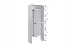 МЕРСИ Прихожая (модульная) графит в Белоярском (ХМАО) - beloiarskii.ok-mebel.com | фото 5