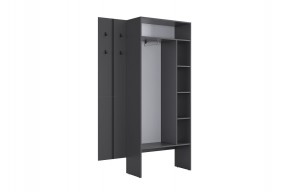 МЕРСИ Прихожая (модульная) графит в Белоярском (ХМАО) - beloiarskii.ok-mebel.com | фото 7