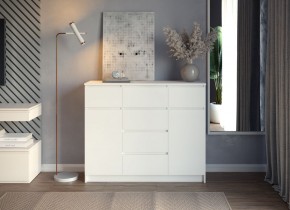 МОРИ МК 1200.4 Комод (белый) в Белоярском (ХМАО) - beloiarskii.ok-mebel.com | фото 3