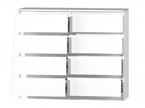 МС "Хилтон" Комод №3 1200 (8 ящ.) белый текстурный в Белоярском (ХМАО) - beloiarskii.ok-mebel.com | фото 3