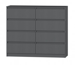 МС "Хилтон" Комод №3 1200 (8 ящ.) графит в Белоярском (ХМАО) - beloiarskii.ok-mebel.com | фото 2