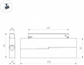 Накладной светильник Arlight MAG-ORIENT 049995 в Белоярском (ХМАО) - beloiarskii.ok-mebel.com | фото 3