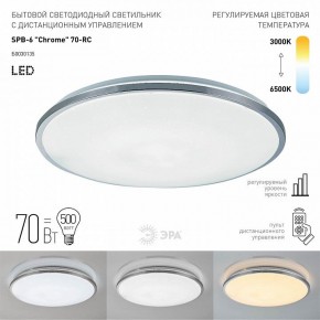 Накладной светильник Эра Классик SPB-6-70-RC Chrome в Белоярском (ХМАО) - beloiarskii.ok-mebel.com | фото 2