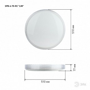 Накладной светильник Эра Классик SPB-6-70-RC LIM в Белоярском (ХМАО) - beloiarskii.ok-mebel.com | фото 8