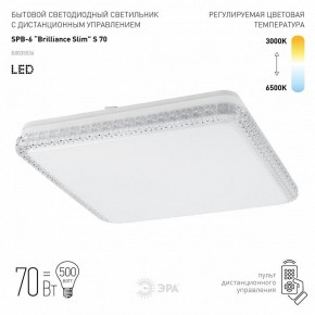 Накладной светильник Эра Классик SPB-6 Brilliance Slim S 70 в Белоярском (ХМАО) - beloiarskii.ok-mebel.com | фото 2