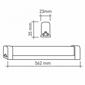 Накладной светильник Эра  LLED-04-0-40K-008 в Белоярском (ХМАО) - beloiarskii.ok-mebel.com | фото 2