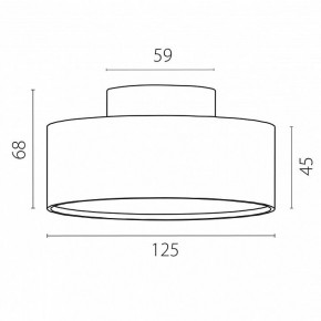 Накладной светильник Lightstar Acuto 215937 в Белоярском (ХМАО) - beloiarskii.ok-mebel.com | фото 3