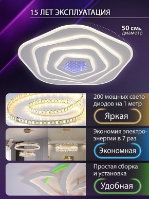Накладной светильник Natali Kovaltseva PALACE LED LAMPS 81111/4C в Белоярском (ХМАО) - beloiarskii.ok-mebel.com | фото 4