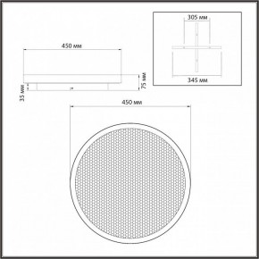 Накладной светильник Sonex Shimmers 7736/60L в Белоярском (ХМАО) - beloiarskii.ok-mebel.com | фото 8