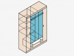 НИКА Н13 Шкаф для одежды в Белоярском (ХМАО) - beloiarskii.ok-mebel.com | фото 5