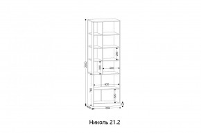 НИКОЛЬ 21.2 Стеллаж в Белоярском (ХМАО) - beloiarskii.ok-mebel.com | фото 2