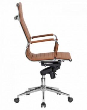 Офисное кресло для руководителей DOBRIN CLARK LMR-101F светло-коричневый №321 в Белоярском (ХМАО) - beloiarskii.ok-mebel.com | фото 3