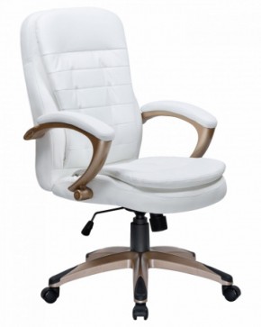 Офисное кресло для руководителей DOBRIN DONALD LMR-106B белый в Белоярском (ХМАО) - beloiarskii.ok-mebel.com | фото 2