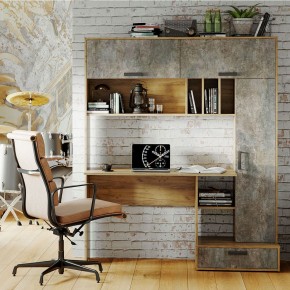 Письменный стол Техно (крафт/бетон) в Белоярском (ХМАО) - beloiarskii.ok-mebel.com | фото 3
