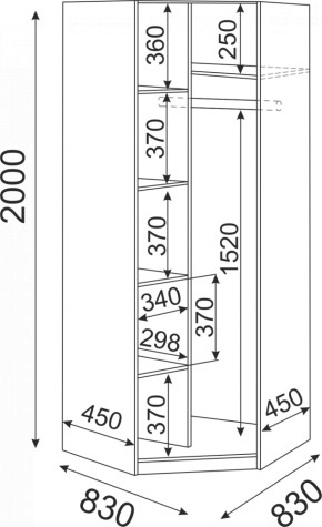 Подростковая ОСТИН (модульная) в Белоярском (ХМАО) - beloiarskii.ok-mebel.com | фото 12