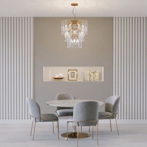 Подвесная люстра Eurosvet Claire 60171 золото в Белоярском (ХМАО) - beloiarskii.ok-mebel.com | фото 3