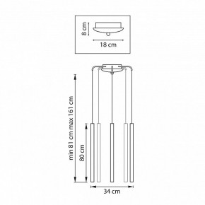 Подвесная люстра Lightstar Tubo L5T747447 в Белоярском (ХМАО) - beloiarskii.ok-mebel.com | фото