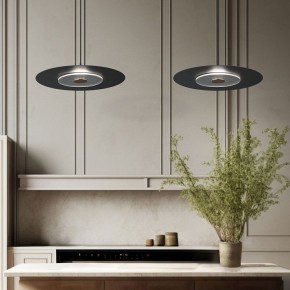Подвесной светильник Eurosvet Kontur 40030/1 LED черный в Белоярском (ХМАО) - beloiarskii.ok-mebel.com | фото 3