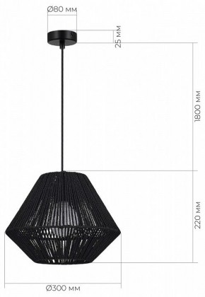 Подвесной светильник EVOLUCE ETTAN SLE6025-403-01 в Белоярском (ХМАО) - beloiarskii.ok-mebel.com | фото 5