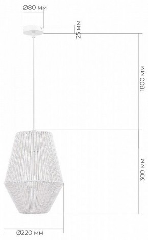Подвесной светильник EVOLUCE ETTAN SLE6025-513-01 в Белоярском (ХМАО) - beloiarskii.ok-mebel.com | фото 6
