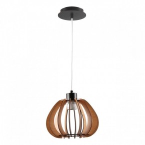 Подвесной светильник Imex MD.9012 MD.9012-1-P-BK+WOOD в Белоярском (ХМАО) - beloiarskii.ok-mebel.com | фото 2