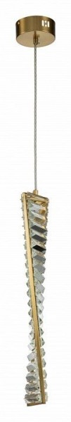 Подвесной светильник Indigo Frizzante 12015/1P Brass в Белоярском (ХМАО) - beloiarskii.ok-mebel.com | фото 2