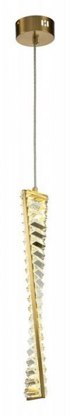 Подвесной светильник Indigo Frizzante 12015/1P Brass в Белоярском (ХМАО) - beloiarskii.ok-mebel.com | фото 3