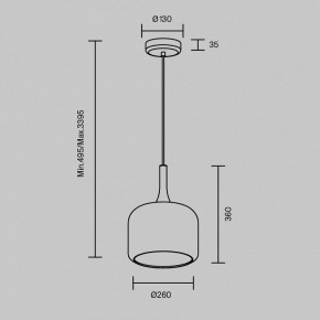 Подвесной светильник Maytoni Spirito MOD286PL-L18B3K в Белоярском (ХМАО) - beloiarskii.ok-mebel.com | фото 10