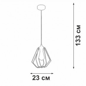 Подвесной светильник Vitaluce V2867 V2867-1/1S в Белоярском (ХМАО) - beloiarskii.ok-mebel.com | фото 5