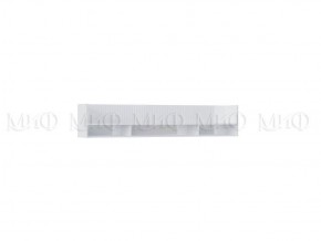 ОЛИВИЯ Полка (Белый/Белый глянец) в Белоярском (ХМАО) - beloiarskii.ok-mebel.com | фото