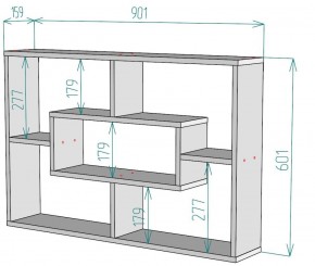 Полка S40 в Белоярском (ХМАО) - beloiarskii.ok-mebel.com | фото 2