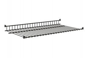 Полка сотовая L695 (черный муар) в Белоярском (ХМАО) - beloiarskii.ok-mebel.com | фото