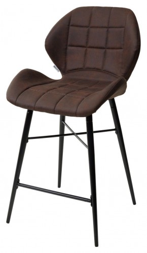 Полубарный стул MARCEL COWBOY-#800 темно-коричневый (H=65cm), ткань микрофибра М-City в Белоярском (ХМАО) - beloiarskii.ok-mebel.com | фото