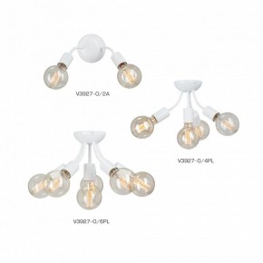 Потолочная люстра Vitaluce V3927 V3927-0/4PL в Белоярском (ХМАО) - beloiarskii.ok-mebel.com | фото 4