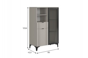 РИЧ Комод 2 со стеклом в Белоярском (ХМАО) - beloiarskii.ok-mebel.com | фото 2
