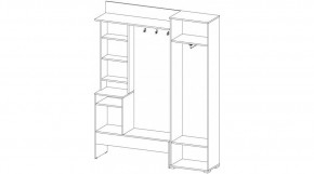 САБРИНА Прихожая в Белоярском (ХМАО) - beloiarskii.ok-mebel.com | фото 3