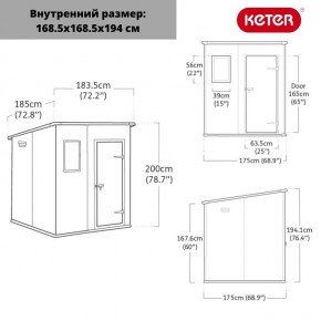 Сарай Манор Пентхаус 6x6 (MANOR PENT 6x6) в Белоярском (ХМАО) - beloiarskii.ok-mebel.com | фото 3