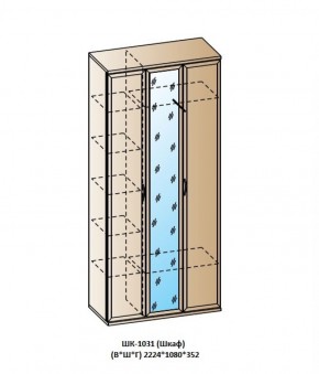 ШК-1031 (Шкаф) в Белоярском (ХМАО) - beloiarskii.ok-mebel.com | фото