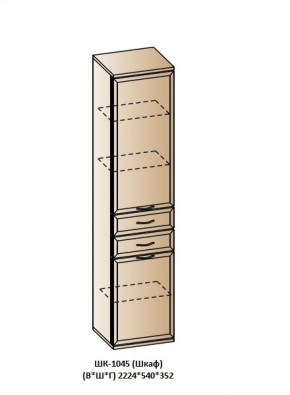 ШК-1045 (Шкаф) в Белоярском (ХМАО) - beloiarskii.ok-mebel.com | фото