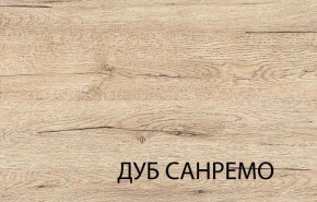 Шкаф 1DG OSKAR , цвет дуб Санремо в Белоярском (ХМАО) - beloiarskii.ok-mebel.com | фото 3