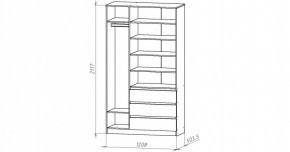 НИЦЦА-2 Шкаф 3-х дверный (НЦ.02) в Белоярском (ХМАО) - beloiarskii.ok-mebel.com | фото 2