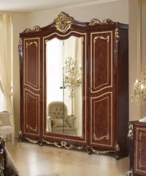 Шкаф 4-х дверный с зеркалами (19.144) Джоконда в Белоярском (ХМАО) - beloiarskii.ok-mebel.com | фото